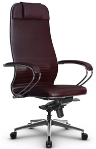 Кресло офисное Metta L 1m 38K2/K мультиблок, нижняя часть 17839 бордовый в Самаре
