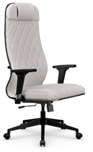 Кресло офисное Мetta L 1m 40M/2D Infinity Easy Clean (MPES) топган, нижняя часть 17832 белый в Тольятти