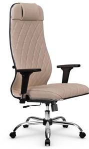Кресло офисное Мetta L 1m 40M/2D Infinity Easy Clean (MPES) топган, нижняя часть 17833 темно-бежевый в Тольятти