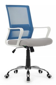 Офисное кресло Riva RCH 1029MW, серый/синий в Самаре