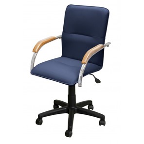 Офисное кресло Самба-лифт СРП-034 Люкс синий/бук в Сызрани