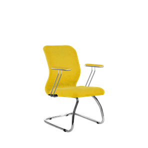 Кресло компьютерное SU-Mr-4/подл.078/осн.007 желтый в Самаре