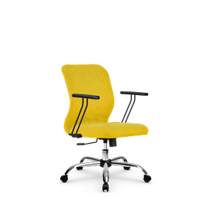Офисное кресло SU-Mr-4/подл.109/осн.003  желтый в Самаре