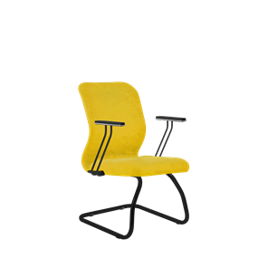 Офисное кресло SU-Mr-4/подл.110/осн.008 желтый в Самаре