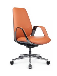 Офисное кресло Napoli-M (YZPN-YR021), Оранжевая кожа/Серая кожа в Тольятти