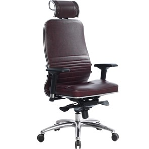 Офисное кресло Метта Samurai KL-3.04, темно-бордовый в Тольятти