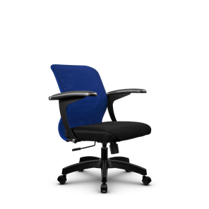 Кресло SU-M-4/подл.160/осн.001, Синий/Черный в Тольятти