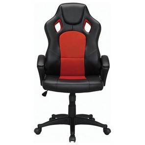 Кресло Brabix Rider EX-544 (экокожа черная/ткань красная) 531583 в Тольятти