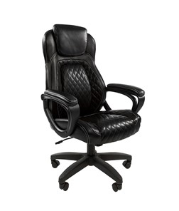 Кресло CHAIRMAN 432, экокожа, цвет черный в Самаре