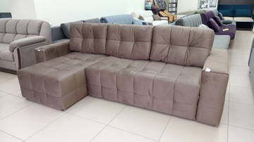 Угловой диван с оттоманкой Реал ДУ Graund 03 велюр в Тольятти