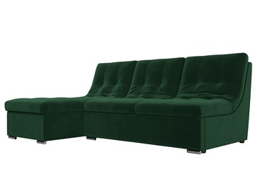 Угловой диван Релакс, Зеленый (Велюр) в Самаре