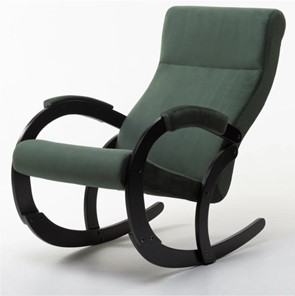 Кресло-качалка в гостиную Корсика, ткань Amigo Green 34-Т-AG в Сызрани