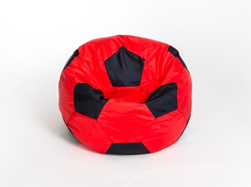 Кресло-мешок Мяч большой, красно-черный в Самаре