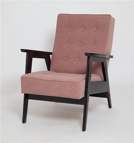 Кресло Ретро (венге / RS 12 - розовый) в Самаре