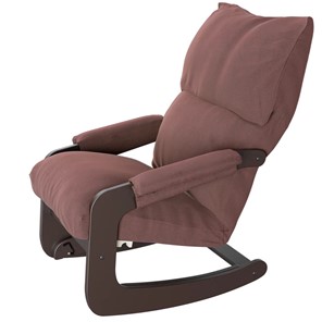 Кресло Трансформер Амадео ВСК №81 (каркас венге, сиденье коричнево-розовое) в Сызрани