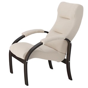 Кресло мягкое Шоле, ткань макс 100, каркас венге в Самаре