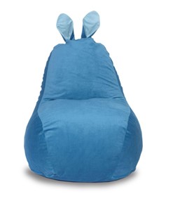 Кресло Зайка (короткие уши), синий в Тольятти