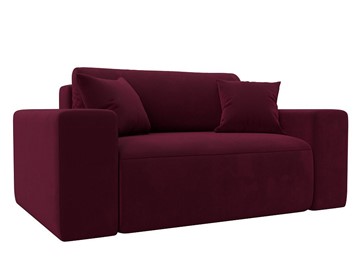 Кресло в гостиную Лига-036, Бордовый (Микровельвет) в Самаре