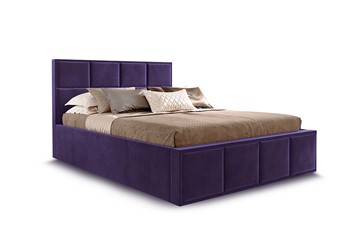 Кровать с основанием Октавия 1400,Мора фиолетовый в Тольятти