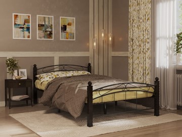 Кровать в спальню Гарда 15, 160х200, черная в Тольятти
