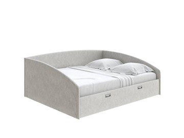 Двуспальная кровать Bono 160х200, Рогожка (Levis 12 Лён) в Самаре