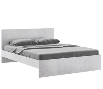 Двуспальная кровать Осло М14 с настилами Лайт (Цемент светлый) в Самаре