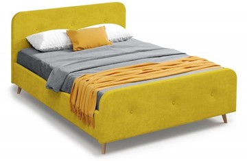 Двуспальная кровать Сиерра 1800 (с подъемным механизмом и коробом) Торонто горчица в Самаре