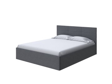 Кровать в спальню Vector Plus 160х200, Рогожка (Savana Grey (серый)) в Тольятти