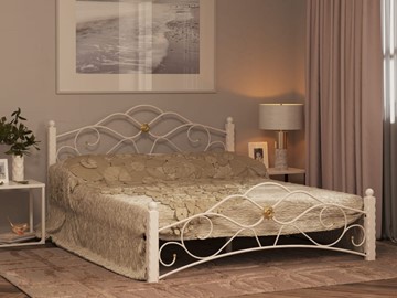 Спальная кровать Гарда 3, 160х200, белая в Самаре