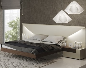 Полутороспальная кровать Elena с подсветкой (160x200) в Сызрани