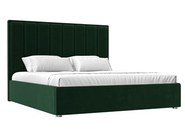 Кровать с механизмом 2-спальная Афродита 160, Зеленый (Велюр) в Тольятти