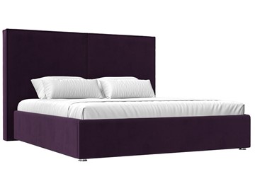 Кровать с механизмом 2-спальная Аура 160, Фиолетовый (Велюр) в Тольятти