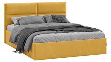 Кровать с механизмом 2-спальная Глосс Тип 1 (Микровелюр Wellmart Yellow) в Тольятти