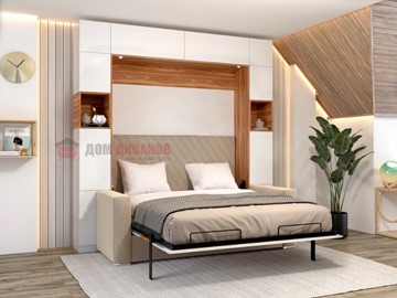 Кровать-шкаф с диваном DetalMaster Аделина 1600х2000 в Самаре
