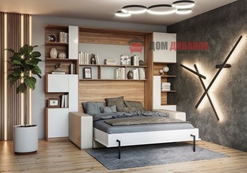 Кровать-шкаф с диваном Дина, 1400х2000 в Тольятти