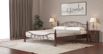 Спальная кровать СВ-Стиль Барон 140*190 с основанием в Тольятти