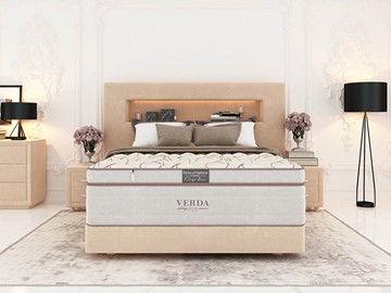Кровать Smart Compact/Podium M 160х200, Флок (Велсофт Бежевый) в Тольятти