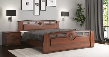 Спальная кровать СВ-Стиль Жемчужина 160*195 с основанием в Тольятти