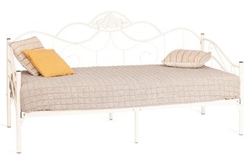 Кровать Federica (mod. AT-881) дерево гевея/металл, 90*200 см (Day bed), Белый (butter white) в Тольятти