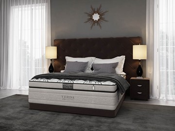 Спальная кровать Style/Basement 160х200, Флок (Велсофт Спелая слива) в Самаре