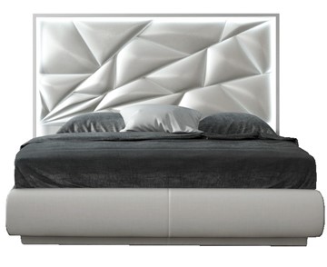 Кровать полутороспальная FRANCO KIU 1242 с LED подсветкой изголовья (160х200) в Сызрани