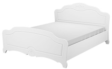 Полутороспальная кровать Лотос (Белый) 140х200 в Сызрани