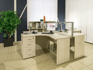 Комплект офисной мебели Комфорт (дуб шамони) №2 в Самаре