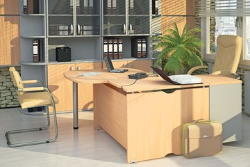 Офисный набор мебели Милан для руководителя отдела в Тольятти
