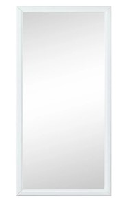 Зеркало навесное в гардероб Ника (белый) 119,5 см x 60 см в Тольятти