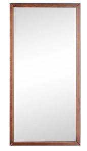 Зеркало навесное Ника (Средне-коричневый) 119,5 см x 60 см в Тольятти