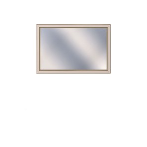 Настенное зеркало Сиена, Бодега белый / патина золото, 92х52 в Тольятти