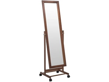 Зеркало напольное в гардероб В 27Н (средне-коричневый) в Тольятти