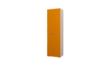 Детский шкаф 600 ДО Млечный дуб, Оранжевый в Самаре