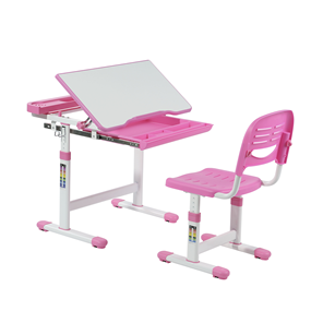 Растущий стол и стул Cantare Pink в Самаре